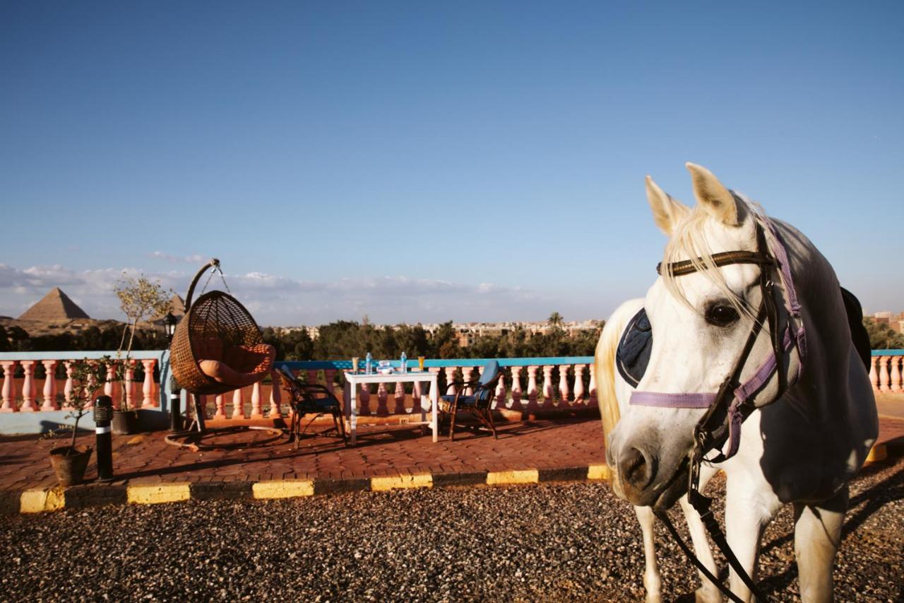 Heru Pyramids View Hotel Каир Экстерьер фото